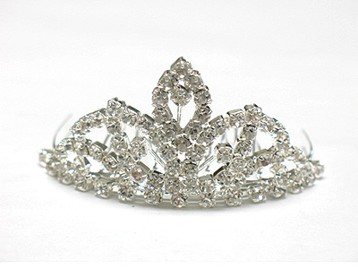 Rhinestone small tiara