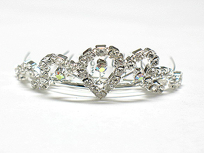 Rhinestone small tiara