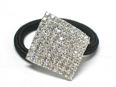 Rhinestone ponytail holder