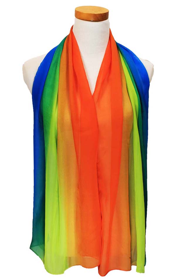 Rainbow sorbet scarf  