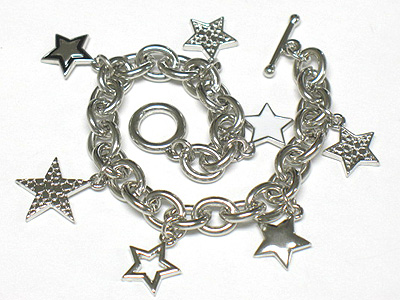 Multi star charm bracelet