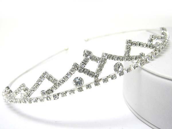 Rhinestone crown headband