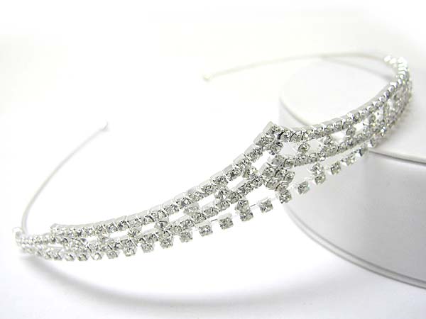 Rhinestone crown headband