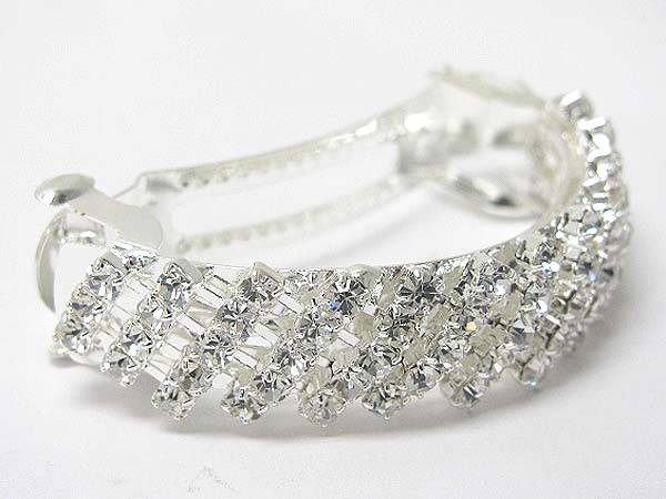 Rhinestone deco ponytail holder