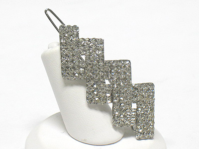 Crystal stud hair pin