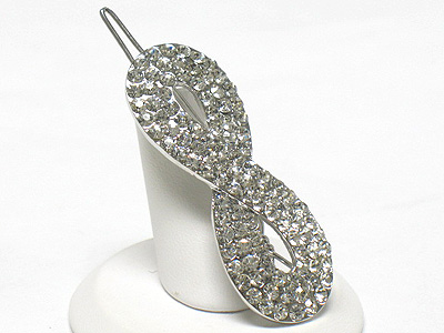 Crystal stud hair pin