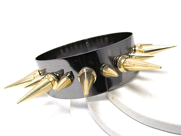 Metal spike fashion metal bangle 