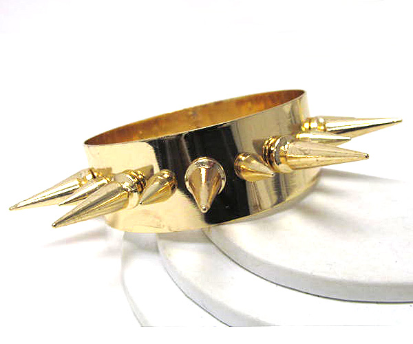 Metal spike fashion metal bangle 