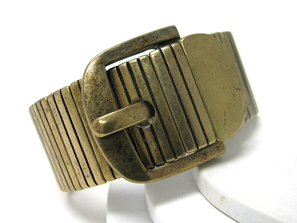 Metal belt stretch bracelet