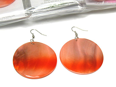 Dozen special shell round shape earring mens jewelry