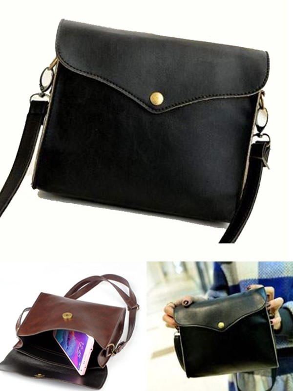 Pu leather shoulder bag