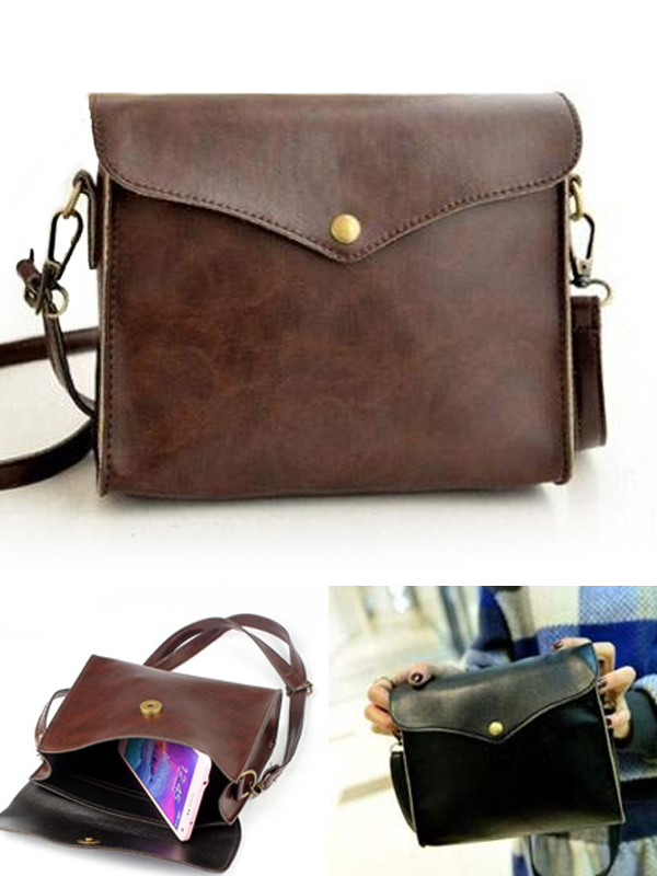 Pu leather shoulder bag