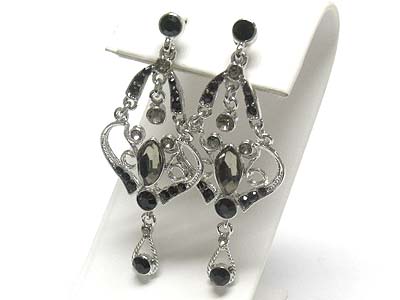 Austrian crystal drop earring