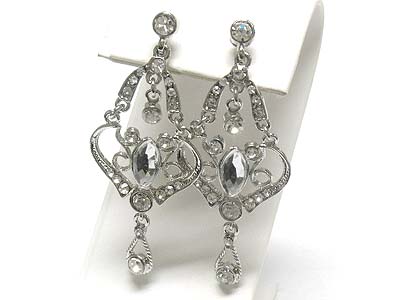 Austrian crystal drop earring