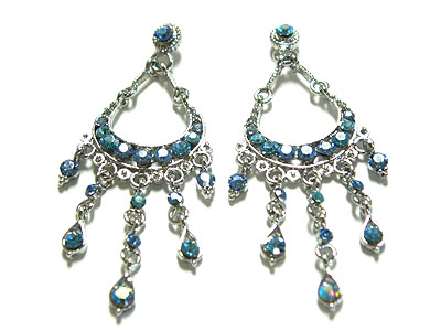 Crystal chandelier earring