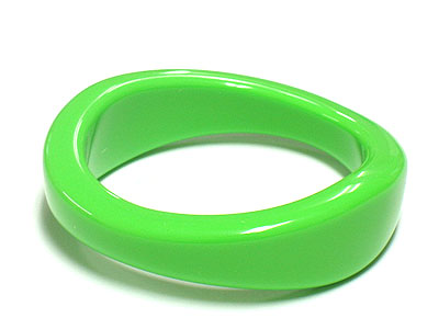 Vivid color acrylic bangle