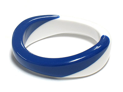 Vivid color acrylic bangle