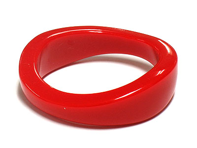 Vivid color acrylic bangle