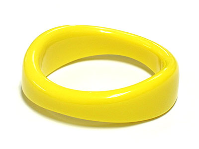 Vivid color acrylic bangle