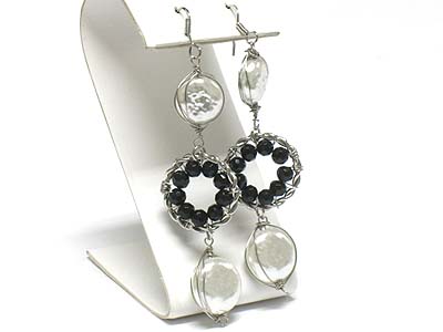 Fresh water pearl drop earring