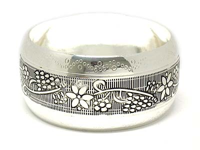 Metal casting  bangle bracelet