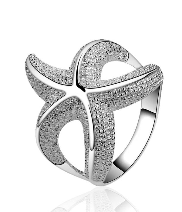 Metal starfish ring