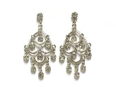 Austrian crystal small chandelier earring