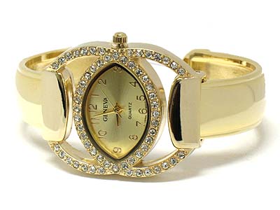 Designer inspired crystal women watch