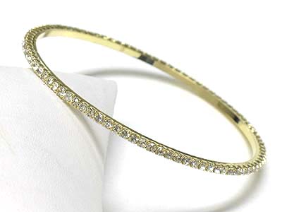 Crystal single line bangle