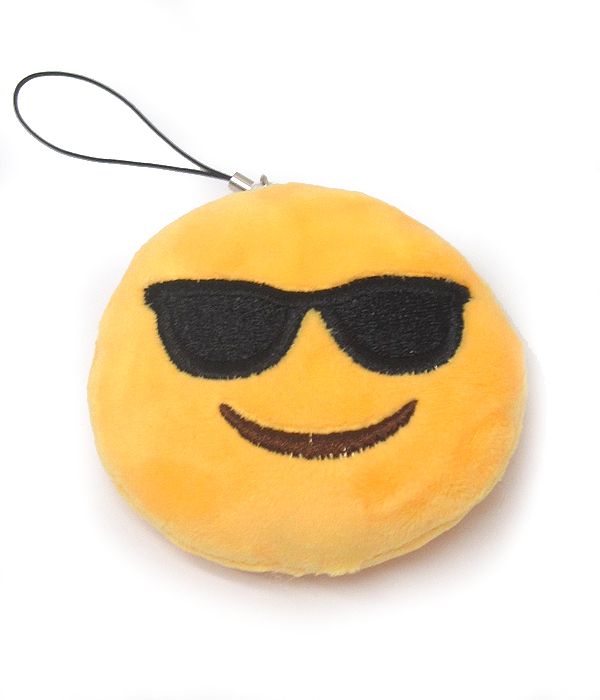 Soft sponge emoji charm