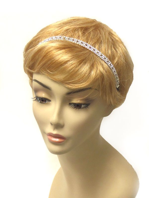 Rhinestone stretch headband