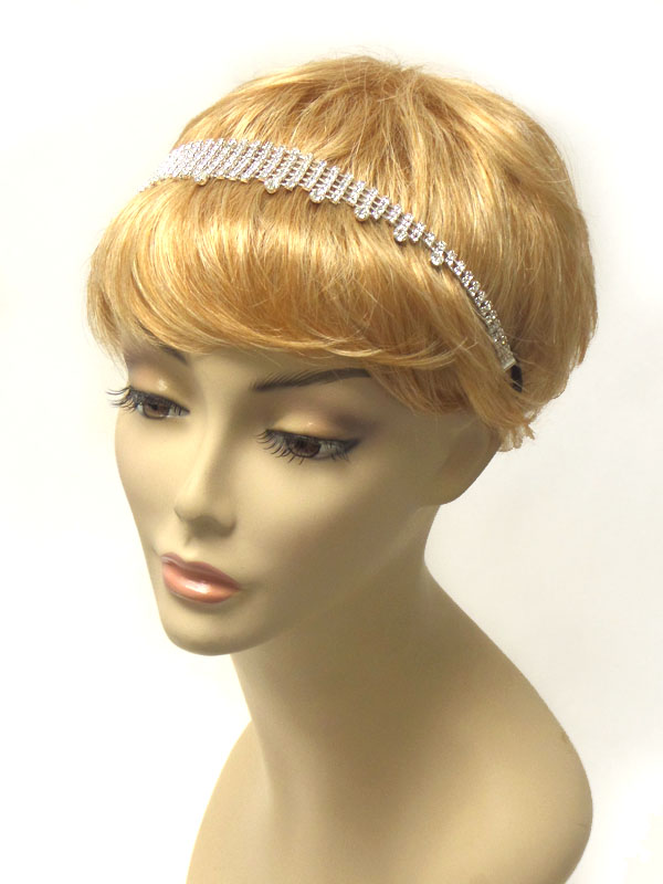 Rhinestone stretch headband