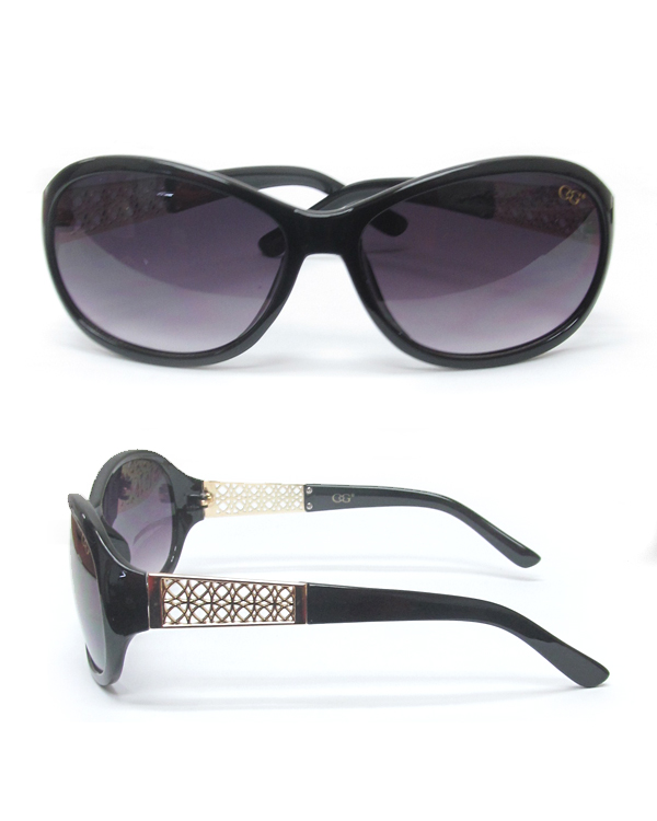 Uv protection gradient color sunglasses 