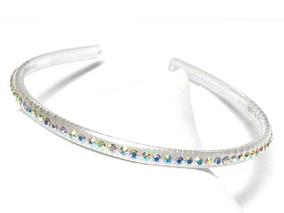 Crystal stud acryl headband