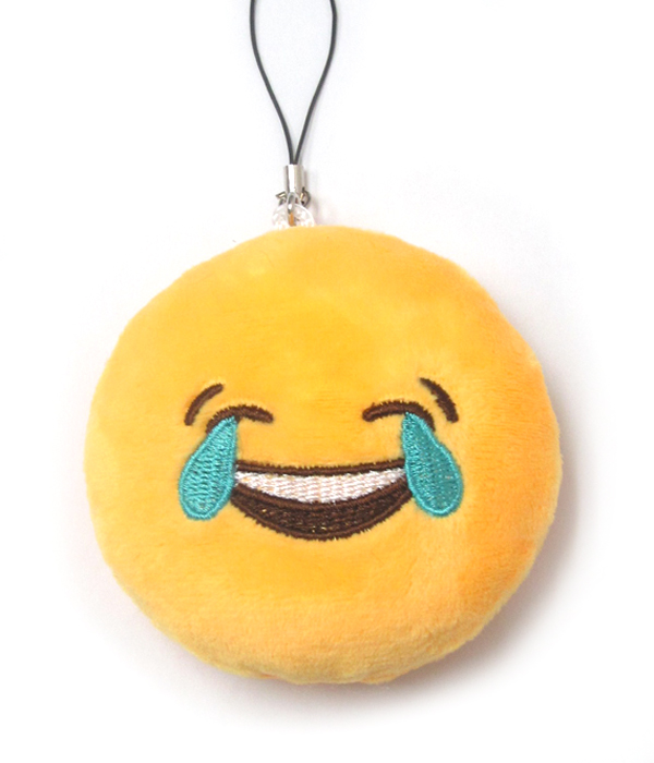 Soft sponge emoji charm