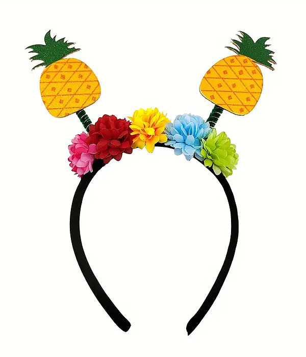 Hawaiian hairband - pineapple