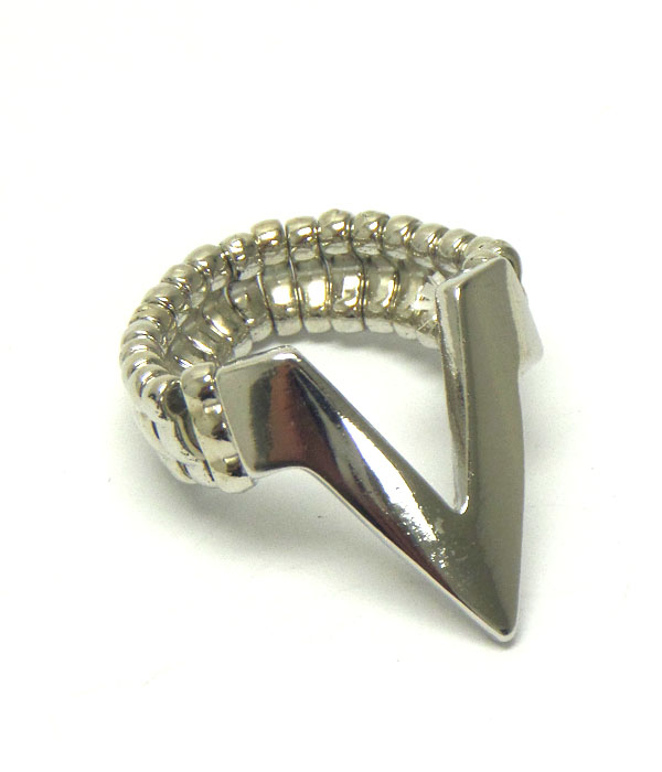 Chevron stretch ring