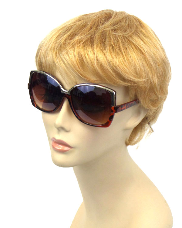 Upper metalic frame sunglasses - uv protection