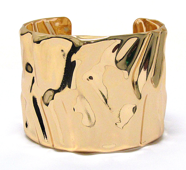 Liquid metal bangle bracelet