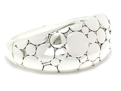 Metal animal skin pattern simple bracelet