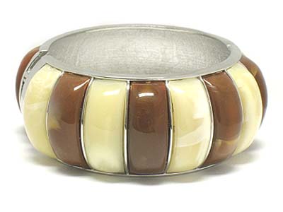 Formica deco glamour bangle bracelet