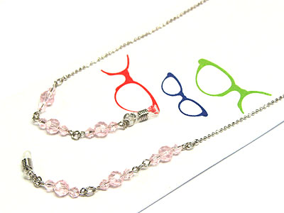 Glass beads eye glasses holer or necklace