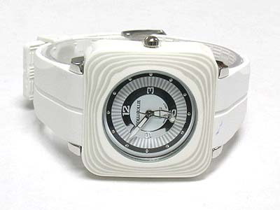 Acrylic fashion leather band watch