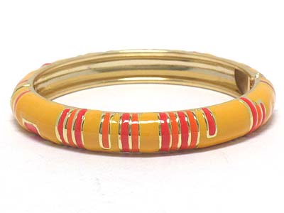 Colorful enamel metal banglet 