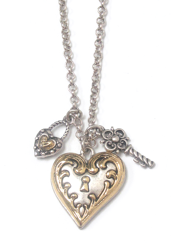 Heart pendant necklace