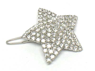 Rhinestone dense star hair pin