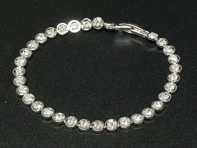 Rhinestone single simpleline bracelet 