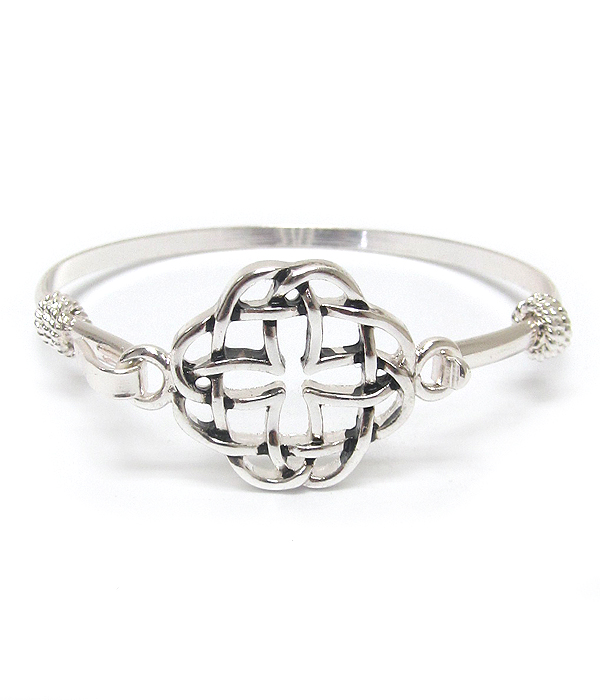 Celtic knot bangle bracelet 