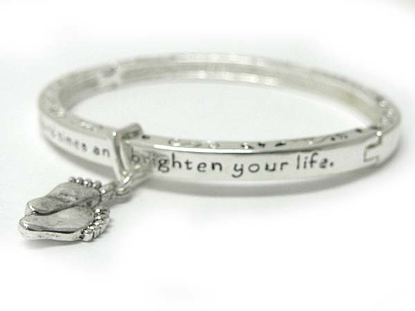 Bible message stretch bracelet