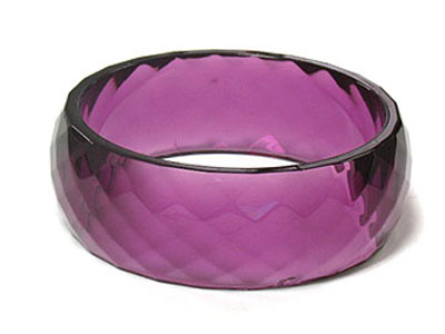 Acrylic bangle bracelet